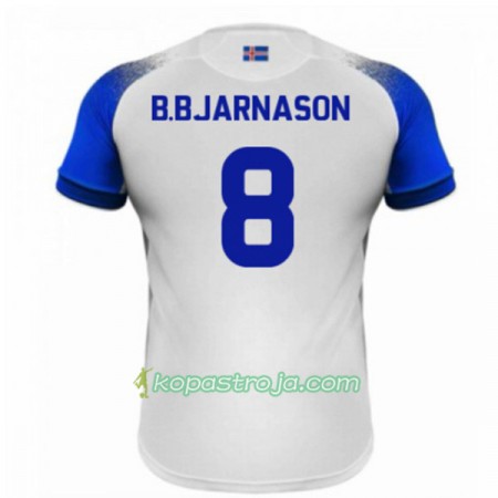 Billiga Fotbollströjor Island B.Bjarnason 8 VM 2018 Borta tröja